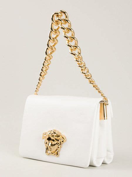 black and white versace bag|versace collection evening bag.